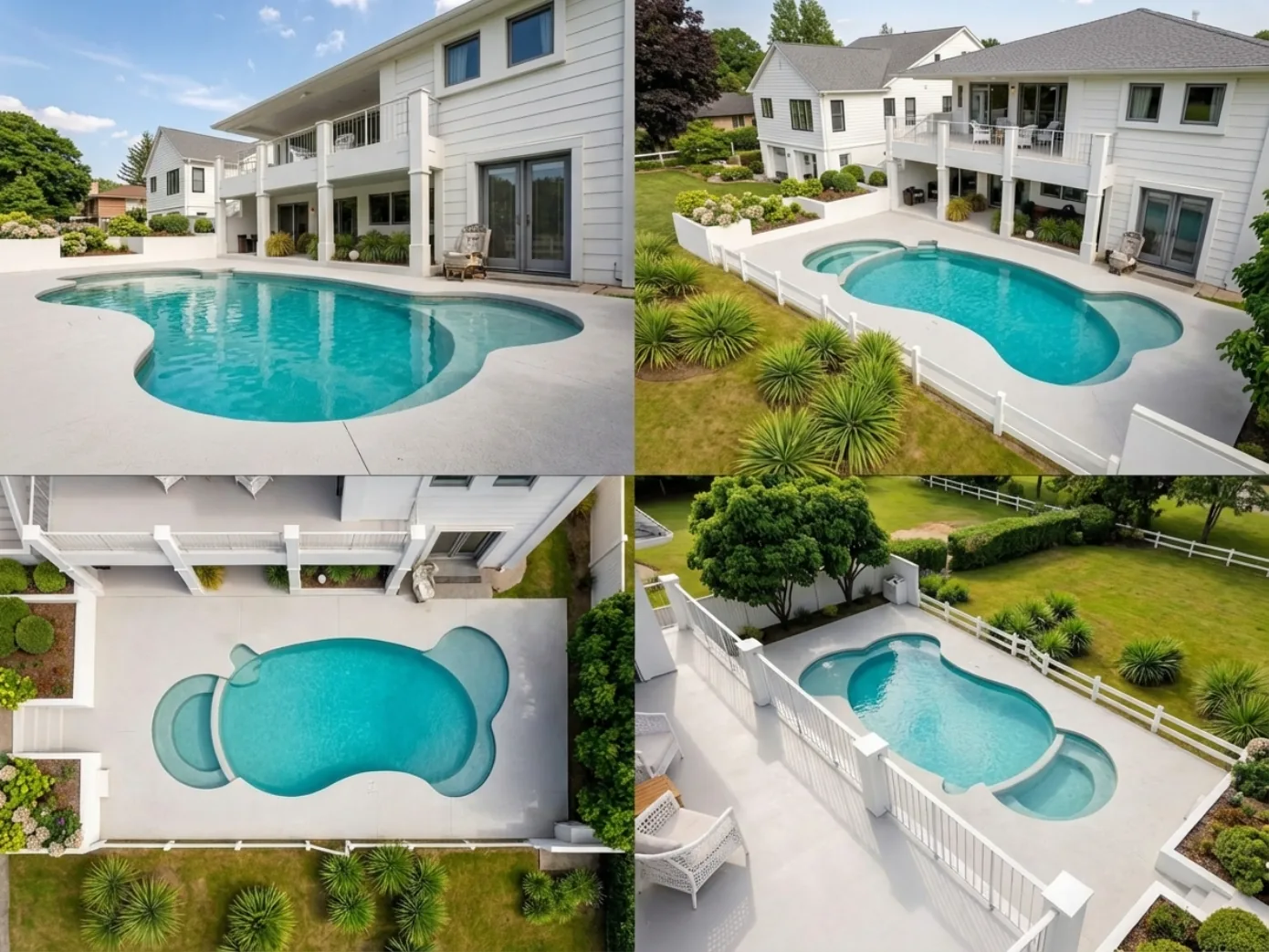 Multiple pool render angles